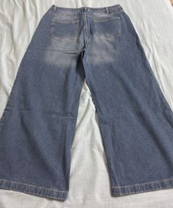 Wide Leg Denim Jeans