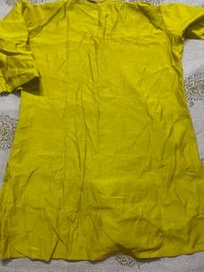 Vibrant Yellow Kurta Palazzo Set