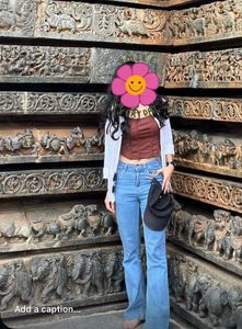 High waist Flared Leg Denim Jeans