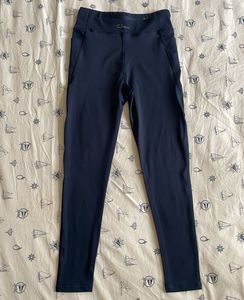 Navy Blue Athletic Leggings