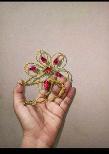 Handmade Wire & Gemstone arm cuff and earings