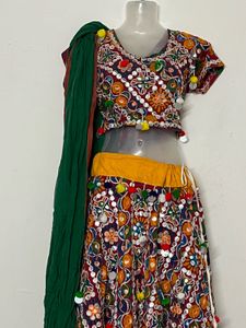 NAVRATRI Embroidered Lehenga Choli Set with Dupatt