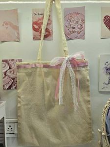 Ribbon Tote Bag ౨ৎ