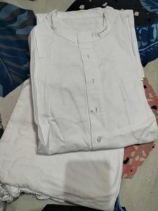 White Kurta With Pajama