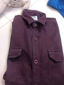 Maroon Casual Shirt