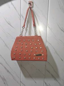 Embellished Red Bag