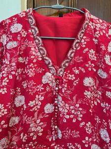 Pink Indo Western Dress