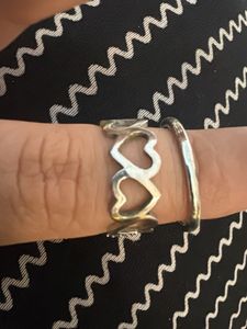 Set of 2 anti tarnish rings
