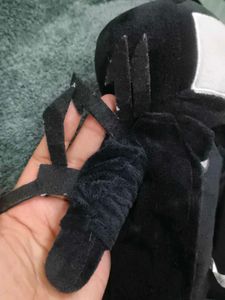 Cute Black Plush Toy with Wings