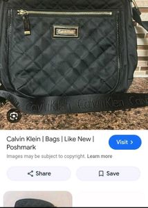 Stylish Quilted Black Hobo Bag