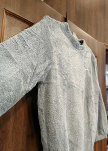 Cozy Blue Fleece Pullover