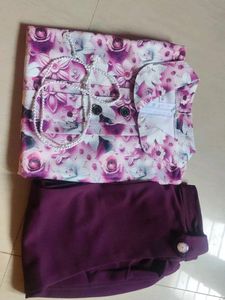 Floral Kurta Set with Pants