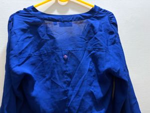 Vibrant Blue Long Sleeve shirt