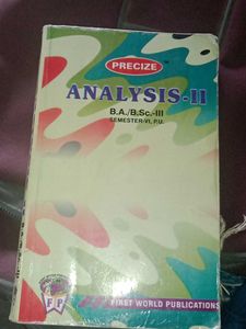 Precize Analysis-II Textbook