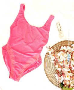 Pink One Piece Swimsuit