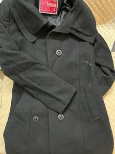 Black Overcoat Size M