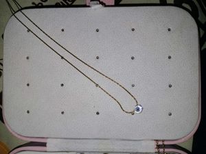 Delicate Solitaire Pendant Necklace