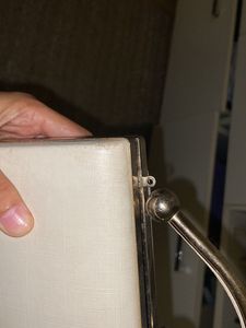 Vintage Cream Clutch Bag