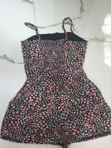 Floral Print Romper