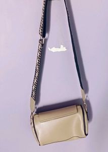 Stylish Beige Crossbody Bag