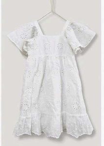 White Broderie Anglaise Dress