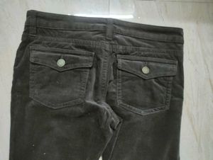 H &amp; M COFFEE BROWN Corduroy Flare Pants
