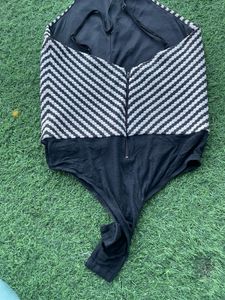 Striped Bodysuit - Stylish &amp; Trendy