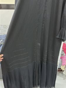 Elegant Black Embellished Abaya 60 length
