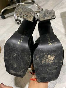 black heels