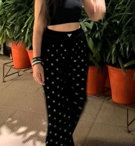 Stylish Black Printed Pants