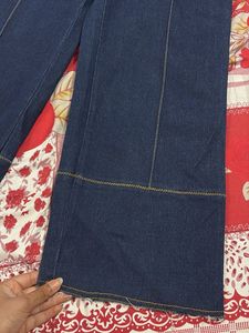 Wide Leg Denim Pants