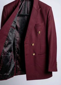Burgundy Suit - Formal Elegance
