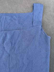 Blue Sleeveless Tank Top