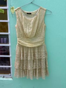 Lace Overlay Dress🧚🏼‍♀️
