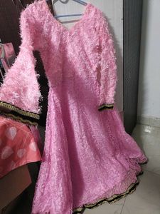 Pink Embroidered Salwar Suit