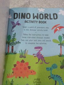 Dino World Activity Book