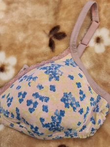 Floral Print Bra