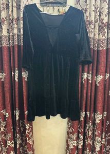 Sparkly Black Mini Dress