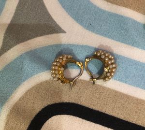 Pearl Hoops Small