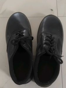 Classic Black Lace-Up Shoes