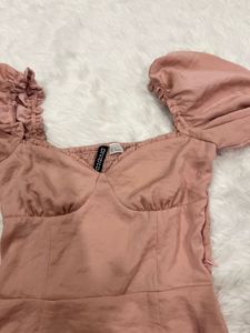 Elegant Puff Sleeve Dress