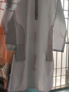 Stylish White Kurta