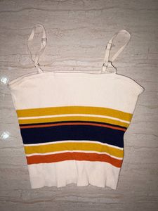Striped Knit Tank Top