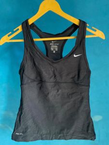 Nike Dri-FIT Black Racerback Tank Top
