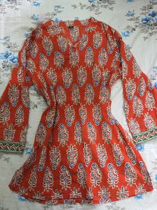 Boho Floral Print Kurta