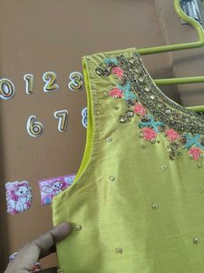 new yellow etnic gown for party wear