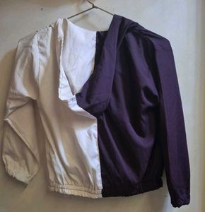 Chic Color Block Bomber Jacket