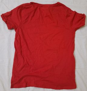MAX Women Red Tshirt