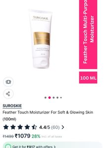 Suroskie Feather Touch Moisturizer 100ml