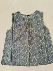 Chic Floral Sleeveless Top